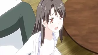 Sexy hentai landlady in a petite anime cosplay teaches naughty lessons.