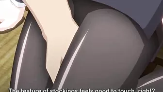 Sexy hentai landlady in a petite anime cosplay teaches naughty lessons.