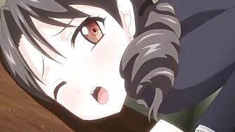 Sexy hentai landlady in a petite anime cosplay teaches naughty lessons.