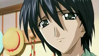 Rainy days bring out the kink in this petite teen's springtime blowjob. #Hentai