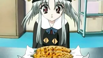 Rainy days bring out the kink in this petite teen's springtime blowjob. #Hentai