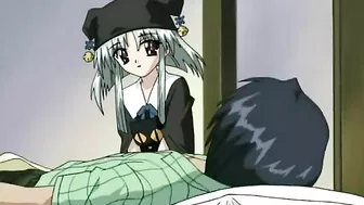 Rainy days bring out the kink in this petite teen's springtime blowjob. #Hentai