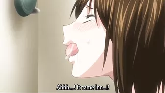 Naughty boy punishes his unfaithful mother by restraining her and pleasuring her with sex toys.