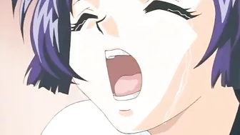 Blackmail leads to schoolgirl group sex on a hentai website.