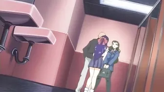 Blackmail leads to schoolgirl group sex on a hentai website.