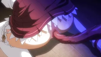 Frantic Tentacle-fucking hottie ravishes slutty schoolgirls with her octopus appendages. #Hentai