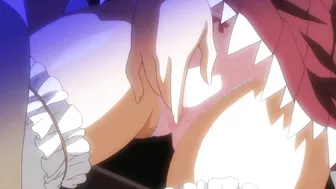 Frantic Tentacle-fucking hottie ravishes slutty schoolgirls with her octopus appendages. #Hentai