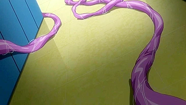 Frantic Tentacle-fucking hottie ravishes slutty schoolgirls with her octopus appendages. #Hentai