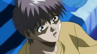 Seduced by her brother, a hentai babe eagerly pleasures his hard cock.