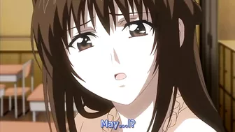 Ringetsu 3 - Naughty schoolgirls masturbating in the library. #Hentai #Porn