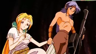 Red-haired demoness gets tentacled in infernal road trip. Red-haired demoness gets tentacled in infernal road trip.