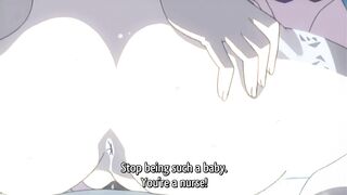 Nurse Me! 2 - A hot nurse gets her pussy licked by a sexy lesbian. #Hentai