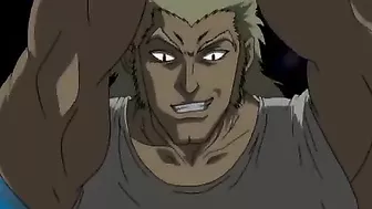 Hentai anime scene with demonic tentacles violating a screaming catgirl.