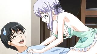 Hentai teen gets fucked by a hard cock.