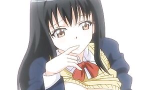 Hentai teen gets fucked by a hard cock.