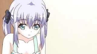 Hentai teen gets fucked by a hard cock.