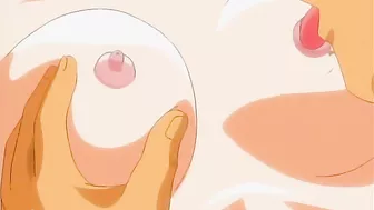 Hentai anime warrior girl has hot 69 lesbian sex in battle.