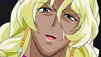 Hentai anime warrior girl has hot 69 lesbian sex in battle.