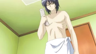 Hypnotized college girl with a hypnosis gun doubles down on lesbian sex with her classmates in this hot hentai scene.