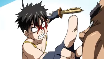 Peace Hame! A dork got beaten up and hentai schoolgirls were gang-raped in a ring.