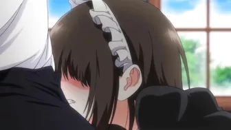 Hentai slave maids train their virginal pussies in a concise and grammatically correct sentence.