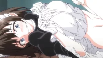 Hentai slave maids train their virginal pussies in a concise and grammatically correct sentence.