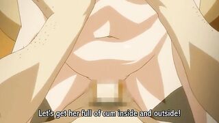 Hentai porn video shows painted warrior princess getting brutal anal sex from pervert.