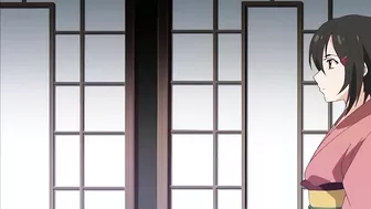 Hentai anime schoolgirl gets doggystyle anal sex in public hot spring.