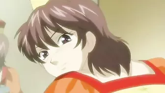 Burger shop manager has sex with busty teen employee in break room. #Hentai