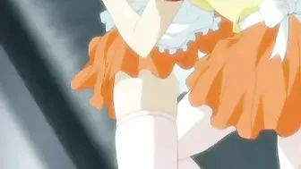 Burger shop manager has sex with busty teen employee in break room. #Hentai