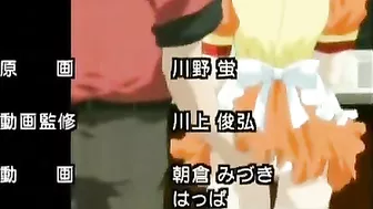 Burger shop manager has sex with busty teen employee in break room. #Hentai