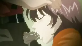 Burger shop manager has sex with busty teen employee in break room. #Hentai