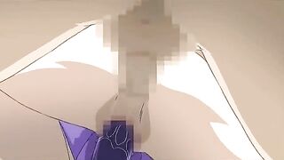 Horny slut cheers up hentai widows with hot sex.