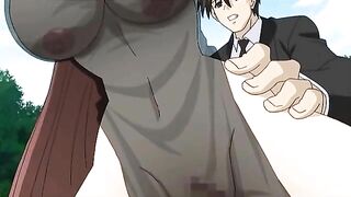Horny slut cheers up hentai widows with hot sex.