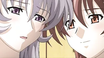 Horny slut cheers up hentai widows with hot sex.