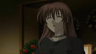 Horny slut cheers up hentai widows with hot sex.