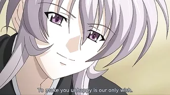 Horny slut cheers up hentai widows with hot sex.