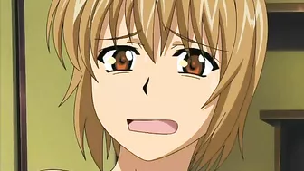 Hentai legend of a pervert getting it on with a petite teen at a restaurant table.