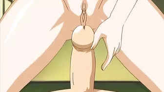 Hentai legend of a pervert getting it on with a petite teen at a restaurant table.