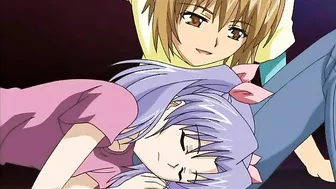 Hentai legend of a pervert getting it on with a petite teen at a restaurant table.