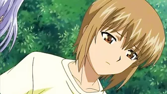 Hentai legend of a pervert getting it on with a petite teen at a restaurant table.