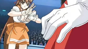 Hentai maid orgy with pussy rubbing and climaxing.