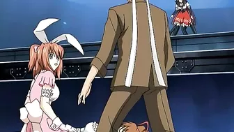 Hentai maid orgy with pussy rubbing and climaxing.