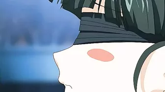 Hentai maid orgy with pussy rubbing and climaxing.