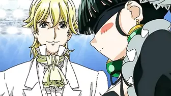 Hentai maid orgy with pussy rubbing and climaxing.