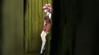 Isaku Respect 1 - Tied-up slaves witness a double penetration scene featuring a schoolgirl on a hentai porn website.