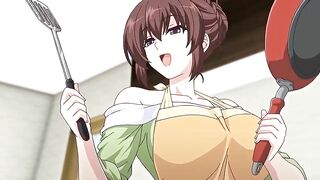 Hentai video - Busty stepmom seduced by pervy guard with love potion.