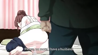 Hentai video - Busty stepmom seduced by pervy guard with love potion.