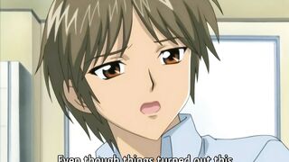 Horny ladies get off on hentai news with a sexy squirt from their lesbian lovers.