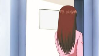 Horny ladies get off on hentai news with a sexy squirt from their lesbian lovers.